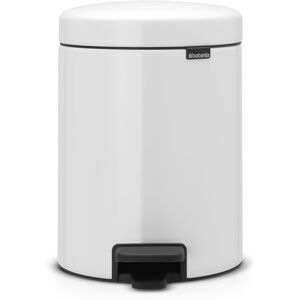 Brabantia 112065 Pedal Bin newIcon with Plastic Inner Bucket, 5 Litre - White Brabantia 112065 Pedal Bin newIcon with Plastic Inner Bucket, 5 Litre - White