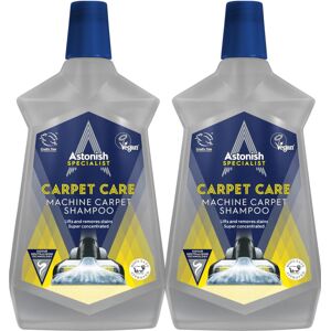 2 x 1L ASTONISH Specialist Carpet Care Machine CARPET SHAMPOO, Lifts and Removes 2 x 1L ASTONISH Specialist Carpet Care Machine CARPET SHAMPOO, Lifts and Removes