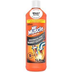 Mr Muscle Drain Unblocker Liquid 1L Sink Drain Cleaner Strong Fast Acting Mr Muscle Drain Unblocker Liquid 1L Sink Drain Cleaner Strong Fast Acting