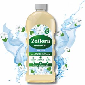 Zoflora Concentrated Linen Fresh Disinfectant Liquid, 1 Litre, Powerful Antibact Zoflora Concentrated Linen Fresh Disinfectant Liquid, 1 Litre, Powerful Antibact
