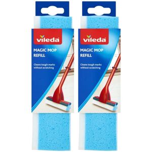 Vileda Magic Mop Refill Pack of 2 Mop Head Replacements Vileda Vileda Magic Mop Refill Pack of 2 Mop Head Replacements Vileda
