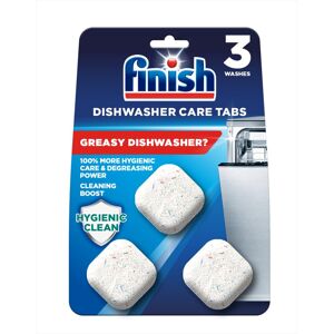 Finish, Dishwasher Cleaner, in-Wash Tablets, 3 Tabs, Cleans Hidden Parts, 100 Pe Finish, Dishwasher Cleaner, in-Wash Tablets, 3 Tabs, Cleans Hidden Parts, 100 Pe