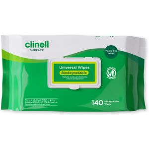 Clinell Universal Biodegradable Disinfectant Wipes – 6 Packs of 140 Wipes Plas Clinell Universal Biodegradable Disinfectant Wipes – 6 Packs of 140 Wipes Plas