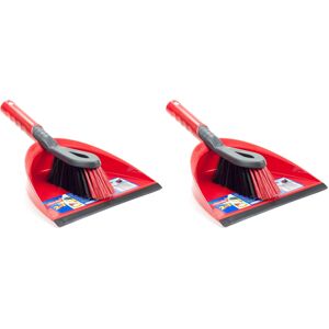 Vileda Dust Pan & Brush Set (Pack of 2) Vileda Dust Pan & Brush Set (Pack of 2)