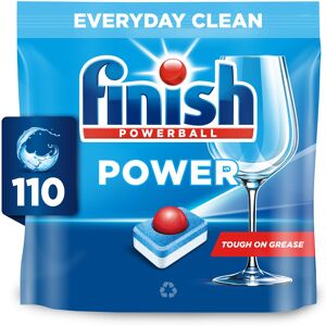 Finish Power Dishwasher Tablets, 110 Tabs, Fresh Scent, Everyday Clean and Shine Finish Power Dishwasher Tablets, 110 Tabs, Fresh Scent, Everyday Clean and Shine