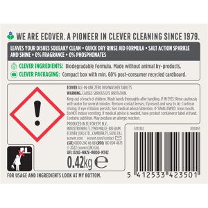 Ecover Zero Dishwasher Tablets Dishwasher Salt Rinse Aid Cleaning Bio Ecover Zero Dishwasher Tablets Dishwasher Salt Rinse Aid Cleaning Bio