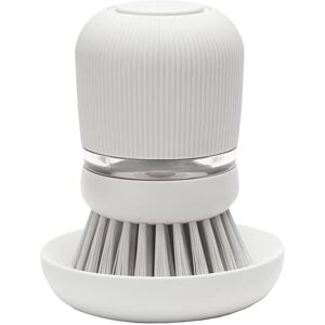Brabantia Refillable Soap Dispensing Washing Up Brush (Light Grey) Secure Grip P Brabantia Refillable Soap Dispensing Washing Up Brush (Light Grey) Secure Grip P