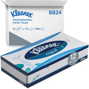 Kleenex Facial Tissue Box 8824 3-Ply White Tissues, Soft, Strong & Absorbent, Fr Kleenex Facial Tissue Box 8824 3-Ply White Tissues, Soft, Strong & Absorbent, Fr