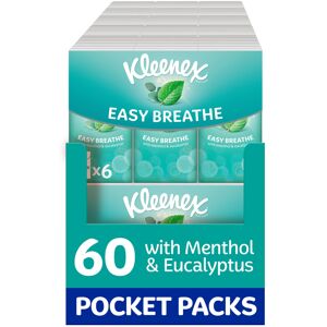 Kleenex? Easy Breathe Travel Pocket Tissues - Natural Menthol and Eucalyptus - 6 Kleenex? Easy Breathe Travel Pocket Tissues - Natural Menthol and Eucalyptus - 6