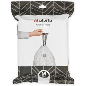 Brabantia 138829 PerfectFit Bin Liners (Size M/60 Litre) Thick Plastic Trash Bag Brabantia 138829 PerfectFit Bin Liners (Size M/60 Litre) Thick Plastic Trash Bag