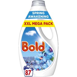Bold Washing Liquid Laundry Detergent 87 Washes, 2.697l, Spring Awakening, Outdo Bold Washing Liquid Laundry Detergent 87 Washes, 2.697l, Spring Awakening, Outdo