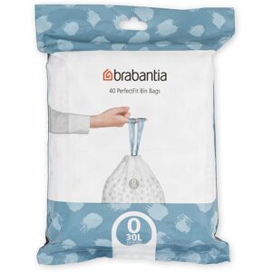 Brabantia PerfectFit Bin Liners (Size O/30 Litre) Thick Plastic Trash Bags with Brabantia PerfectFit Bin Liners (Size O/30 Litre) Thick Plastic Trash Bags with