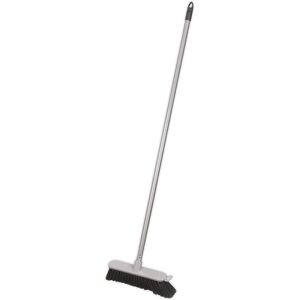 Sealey BM11S Soft Bristle Indoor Use Broom, 280mm, Silver Sealey BM11S Soft Bristle Indoor Use Broom, 280mm, Silver