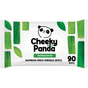The Cheeky Panda Bamboo Antibacterial Wipes Pack of 90 Cheeky Biodegradable Su The Cheeky Panda Bamboo Antibacterial Wipes Pack of 90 Cheeky Biodegradable Su