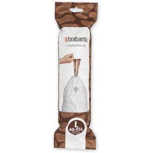 Brabantia PerfectFit Bin Liners (Size L/40-45 Litre) Thick Plastic Trash Bags wi Brabantia PerfectFit Bin Liners (Size L/40-45 Litre) Thick Plastic Trash Bags wi