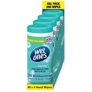 Wet Ones Be Gentle Canister, Plastic Free and Bio Degradable Antibacterial Hand Wet Ones Be Gentle Canister, Plastic Free and Bio Degradable Antibacterial Hand