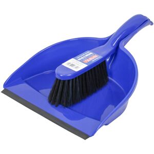 Faithfull FAIBRDUSTSET Plastic Dustpan and Brush Set, Compact Storage, Soft Bris Faithfull FAIBRDUSTSET Plastic Dustpan and Brush Set, Compact Storage, Soft Bris