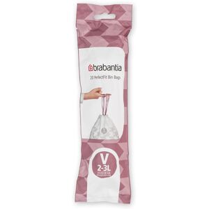 Brabantia IdealFit Bin Liners (Size V/3 Litre) Ideal Quality Thick Plastic Trash Brabantia IdealFit Bin Liners (Size V/3 Litre) Ideal Quality Thick Plastic Trash