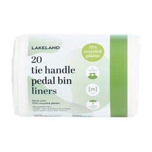 20 Lakeland Tie Handle Small Pedal Bin Liners ? 25L 20 Lakeland Tie Handle Small Pedal Bin Liners ? 25L
