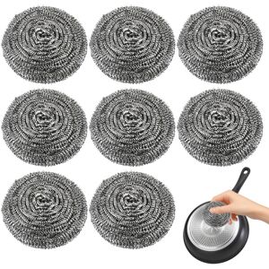 Toumett Kettle Descaler Balls,Stainless Steel Wool Scrubber,Metal Scoure,Pan Scourers,Cl Toumett Kettle Descaler Balls,Stainless Steel Wool Scrubber,Metal Scoure,Pan Scourers,Cl