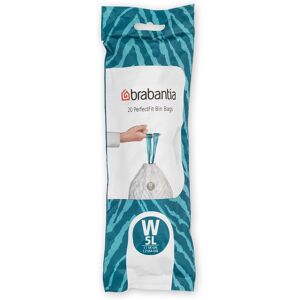 Brabantia IdealFit Bin Liners (Size W/5 Litre) Ideal Quality Thick Plastic Trash Brabantia IdealFit Bin Liners (Size W/5 Litre) Ideal Quality Thick Plastic Trash