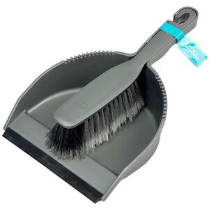 Addis Everyday Stiff Dustpan & Brush Set, built to last, MO, Plastic Nylon, Meta Addis Everyday Stiff Dustpan & Brush Set, built to last, MO, Plastic Nylon, Meta