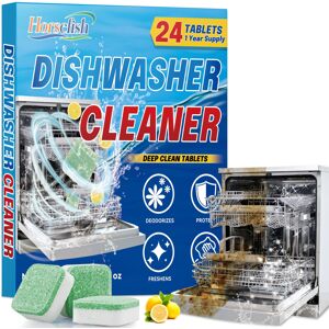 HORSEFISH TOOL Dishwasher Cleaner Deep Clean, 24 Pack Dishwasher Tablets, Heavy Duty Dishwasher HORSEFISH TOOL Dishwasher Cleaner Deep Clean, 24 Pack Dishwasher Tablets, Heavy Duty Dishwasher