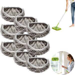 Unbranded 9 Pcs Chenille Refill Mop Pads Easy-Maintenance, Chenille Microfiber Replacement Unbranded 9 Pcs Chenille Refill Mop Pads Easy-Maintenance, Chenille Microfiber Replacement