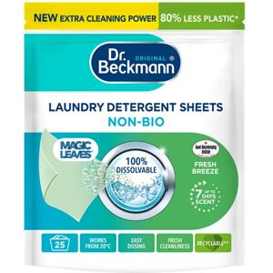 Dr Beckmann Laundry Detergent Sheets Non-Bio Intense Fresh 25pk Dr Beckmann Laundry Detergent Sheets Non-Bio Intense Fresh 25pk