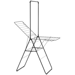 Brabantia HangOn Drying Rack 20m + Rod - Matt Black XXL Clothes Drying Space Brabantia HangOn Drying Rack 20m + Rod - Matt Black XXL Clothes Drying Space
