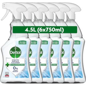 Dettol Antibacterial Disinfectant Surface Cleaner, Original Fragrance, Pack of 6 Dettol Antibacterial Disinfectant Surface Cleaner, Original Fragrance, Pack of 6