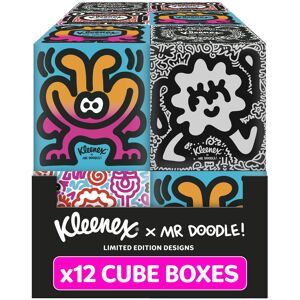 Kleenex x Mr Doodle Limited Edition Facial Tissues, 12 Cube Boxes Kleenex x Mr Doodle Limited Edition Facial Tissues, 12 Cube Boxes