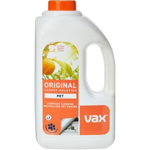 Vax Original Pet 1.5L Carpet Cleaner Solution, Stain Remover Shampoo, Citrus Bur Vax Original Pet 1.5L Carpet Cleaner Solution, Stain Remover Shampoo, Citrus Bur