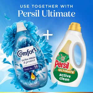 Comfort Ultra Fresh Fabric Conditioner Fresh Sky 58 Washes 870 ml – In Comfort Ultra Fresh Fabric Conditioner Fresh Sky 58 Washes 870 ml – In