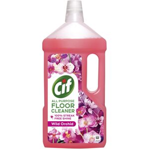 Cif Wild Orchid Floor Cleaner residue-free surface cleaner for linoleum, vinyl a Cif Wild Orchid Floor Cleaner residue-free surface cleaner for linoleum, vinyl a