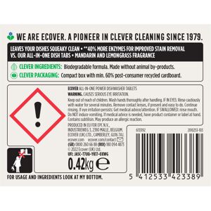 Ecover Power Dishwasher Tablets AllInOne Dishwasher Salt Rinse Aid Po Ecover Power Dishwasher Tablets AllInOne Dishwasher Salt Rinse Aid Po