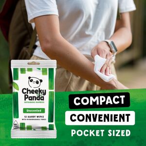 The Cheeky Panda Bamboo Hand Wipes 12 Travel Wipes 100 Plastic Free The Cheeky Panda Bamboo Hand Wipes 12 Travel Wipes 100 Plastic Free