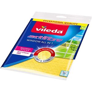 Vileda Actifibre Cloth for Cleaning Glass ? Yellow Vileda Actifibre Cloth for Cleaning Glass ? Yellow
