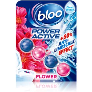 Bloo Power Active Toilet Rim Block Fresh Flowers, with Anti-Limescale, Cleaning Bloo Power Active Toilet Rim Block Fresh Flowers, with Anti-Limescale, Cleaning
