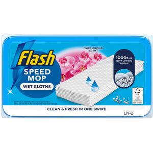 Flash Speedmop Wet Cloth Refills, Fast Easy and Hygienic, Lemon Multi-Surface, 2 Flash Speedmop Wet Cloth Refills, Fast Easy and Hygienic, Lemon Multi-Surface, 2