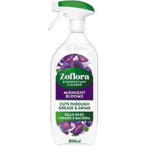 Zoflora Midnight Blooms Multipurpose Cleaner Trigger Spray, 1 x 800ml, Floral An Zoflora Midnight Blooms Multipurpose Cleaner Trigger Spray, 1 x 800ml, Floral An