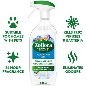 Zoflora Mountain Air Multipurpose Disinfectant Trigger Spray, 1 x 800ml, Antibac Zoflora Mountain Air Multipurpose Disinfectant Trigger Spray, 1 x 800ml, Antibac