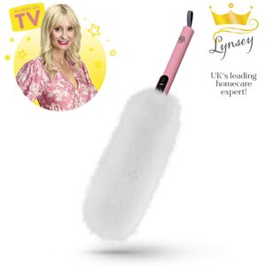 Swan x Lynsey 2-in-1 Microfiber Duster with Hanging Loop, Pink SWFC2005QOCN Swan x Lynsey 2-in-1 Microfiber Duster with Hanging Loop, Pink SWFC2005QOCN