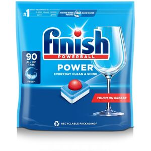 Finish Power Dishwasher Tablets, 90 Tabs, Fresh Scent, Everyday Clean and Shine Finish Power Dishwasher Tablets, 90 Tabs, Fresh Scent, Everyday Clean and Shine