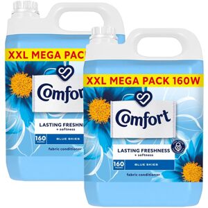 Comfort Blue Skies Fabric Conditioner XXL Mega Pack Fabric Softener Washing Liqu Comfort Blue Skies Fabric Conditioner XXL Mega Pack Fabric Softener Washing Liqu