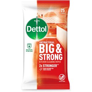 Dettol Big Strong Kitchen Surface Cleaning Wipes 25s Dettol Big Strong Kitchen Surface Cleaning Wipes 25s