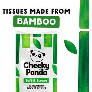The Cheeky Panda Bamboo Pocket Tissues 8 Pack of 10 Hypoallergenic Tis The Cheeky Panda Bamboo Pocket Tissues 8 Pack of 10 Hypoallergenic Tis