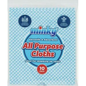 Minky All Purpose Cloths Absorbent & Versatile 10 in Pack Minky All Purpose Cloths Absorbent & Versatile 10 in Pack
