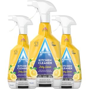 Astonish Zesty Lemon Scented Kitchen Cleaner 3 Pack - All Purpose Cleaning Solut Astonish Zesty Lemon Scented Kitchen Cleaner 3 Pack - All Purpose Cleaning Solut