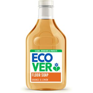 Ecover Floor Soap, Multi-Surface Floor Soap For A Bright Finish, Orange & Lemon Ecover Floor Soap, Multi-Surface Floor Soap For A Bright Finish, Orange & Lemon